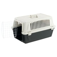 Cușcă de transport Ferplast ATLAS 20 EL pentru pisici și câini de talie mică până la 8 kg, Negru, 37x58x32 cm, cu fante de aerisire 4