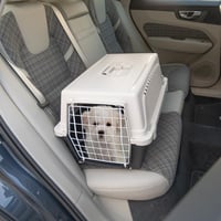 Cușcă de transport Ferplast ATLAS 20 EL pentru pisici și câini de talie mică până la 8 kg, Negru, 37x58x32 cm, cu fante de aerisire 3