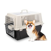 Cușcă de transport pentru animale Ferplast ATLAS 30 OPEN pentru câini și pisici, max. 12 kg, cu plafon care se deschide, pernă și bol, 40x60x38 cm 1