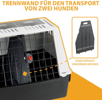 Ferplast Atlas Car Dog Crate 80 SE autós kutyaszállító box 82x51x61cm - M, ATLAS CAR SPECIAL 6