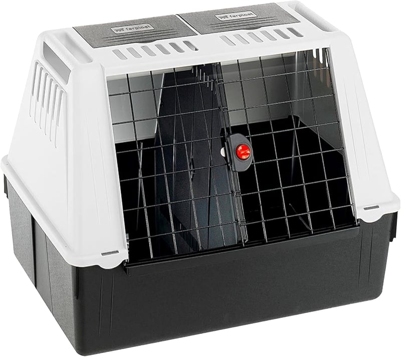 Ferplast Atlas Car Dog Crate 80 SE autós kutyaszállító box 82x51x61cm - M, ATLAS CAR SPECIAL