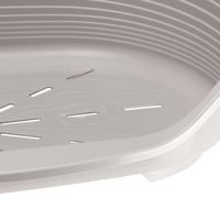 Ferplast plastična ležaljka za pse i mačke za male životinje, 49x36x18 cm, siva 4