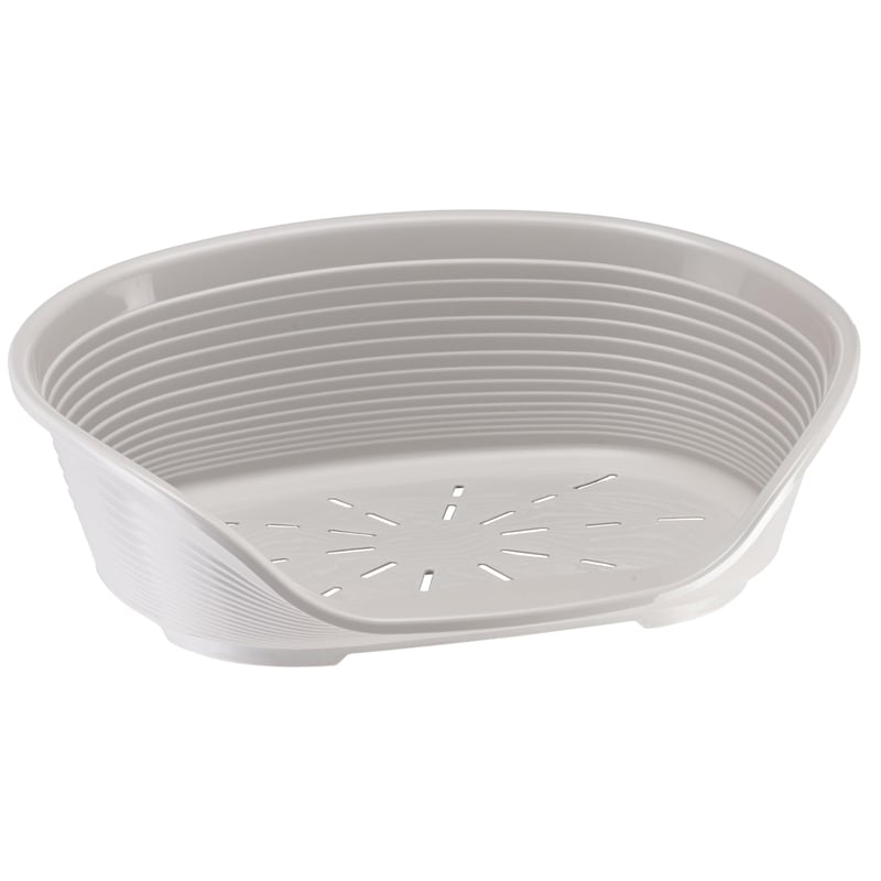 Ferplast plastična ležaljka za pse i mačke za male životinje, 49x36x18 cm, siva
