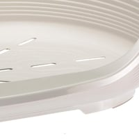 Plastový pelech pre psov a mačky Ferplast Siesta Deluxe, 43x28x17,5 cm, biely – umývateľný, protišmykový a vzdušný kôš pre domácich miláčikov 5
