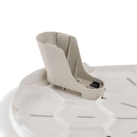 Zvýšený pelech pre psov a mačky Ferplast Throne s bavlneným vankúšom, umývateľný, priedušný, protišmykový, biely, 61,5 x 45 x 26 cm 7