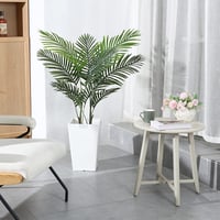 Ferrgoal Areca pálma műnövény tengeri fűből font kosárral - 110 cm 4