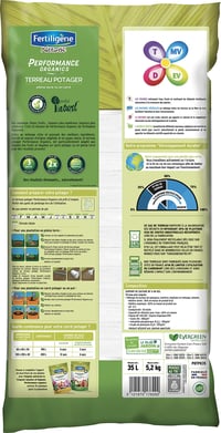 Fertiligène Terreau Potager Performance Organics POTPO35 – Prémium Bio Veteményeskert Ültetőföld 2