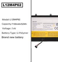 FESTAS 7,4V 7100mAh 52Wh batéria do notebooku pre Lenovo Ideapad U430 U530 Touch sériu – Kompatibilná náhradná batéria L12L4P62 L12M4P62 L11L6P61 L11M3P62 7