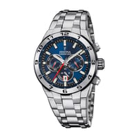 Pánske analógové hodinky Festina F20670/1, chirurgická oceľ 316L, strieborná farba 1