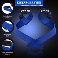 FEVAN Súlyemelő Szíjak Férfiaknak és Nőknek - Edzés, Erőemelés, Súlyzó Strap 3
