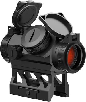 Feyachi V30 2MOA Red Dot ciljnik 1x20 mm, automatsko uključivanje/isključivanje, s preklopnim zaštitnim poklopcima leća