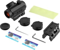 Feyachi V30 2MOA Red Dot irányzék 1x20 mm, automatikus be/ki, felhajtható lencsevédővel 6
