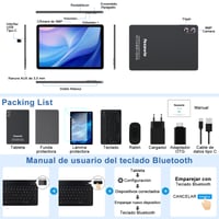 Tablet Fezawio 10,1" Android 15, 30 GB RAM, 128 GB ROM, osemjadrový procesor, Gemini AI, WiFi 6, 8000 mAh, Widevine L1, s klávesnicou, myšou a puzdrom 6