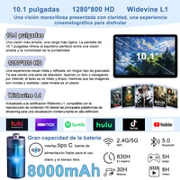 Tablet Fezawio 10,1" Android 15, 30 GB RAM, 128 GB ROM, osemjadrový procesor, Gemini AI, WiFi 6, 8000 mAh, Widevine L1, s klávesnicou, myšou a puzdrom 4