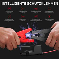 Buture Pro BR300 Hordozható Autós Bikázó 2500A - Indításrásegítő Powerbank 8.0L Benzin/7.0L Dízel Motorokhoz, LED Lámpával, Gyorstöltéssel 5