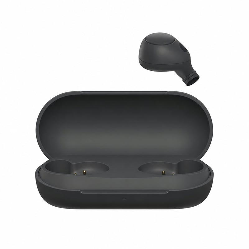 Sony WF-C700N Bluetooth slušalice s blokadom buke, crne, IPX4, multipoint povezivanje, 20 sati — Nedostaju jastučići za uši (stanje: vidi 2. sliku)