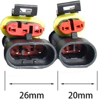 shengbowi Vízálló Gyorscsatlakozó Készlet 2/3/4 Pólusú 16-20AWG - Autó, Motor, Hajó Elektromos Vezeték Csatlakozók Járművekhez 5