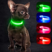 YFbrite USB-s világító nyakörv kutyáknak és macskáknak - Zöld, XS méret 3