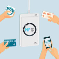 ACR122U NFC RFID olvasó és író készülék, gyors USB csatlakozással, kártyaíró funkcióval 5
