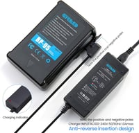 Sony kamerákhoz való 95Wh Oyomba V-Mount akkumulátor és adapter - Ellenőrzött használt 7