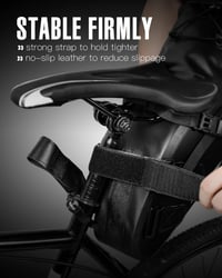 WATERFLY 10L Vízálló Nyeregtáska Kerékpár Ülés Alatti Tárolótáska Országúti és Hegyi Biciklihez Sporttáska 5