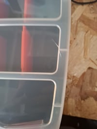 Cutie sortiment AKOLAFE, 2 buc., 38x31x6,8 cm, cutie de depozitare piese cu 23 de compartimente — crăpată sau ruptă în mai multe locuri (stare: vezi a 2-a poză) 3