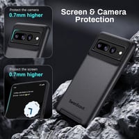 Google Pixel 7 Pro Fekete Védőtok - SwanScout Dupla Rétegű, Ütésálló 4