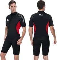 Owntop 3mm-es férfi neoprén shorty búvárruha, UPF50+, XXL 1