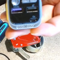 GizmoVine Bluetooth FM odašiljač za auto, USB-C QC/PD 36W brzo punjenje, hands-free — vidljive ogrebotine na gornjem dijelu (stanje: vidi 2. sliku) 2