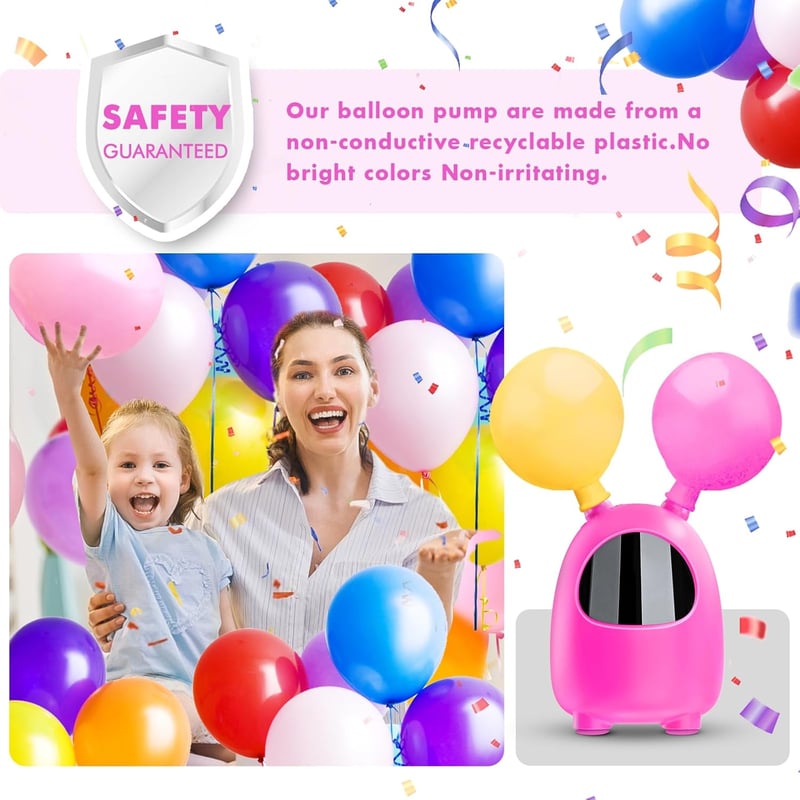 ICNOW Elektromos Léggömbpumpa - Gyors Felfújás Partikra, Esküvőkre
