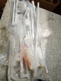 Asalvo 2 v 1 Detská postieľková zábrana 150x125 cm biela bezpečnostná bočnica na posteľ — mierne opotrebovanie na konci tyče (stav: pozri 2. obrázok) 3