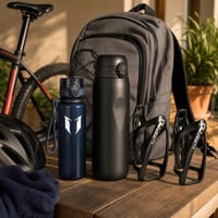 Školský set fliaš: 500 ml športová fľaša + 750 ml BPA-free fľaša + 2x držiak na fľašu 1