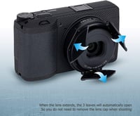 Ricoh GR III kamerához való objektívsapka - Bontott 2
