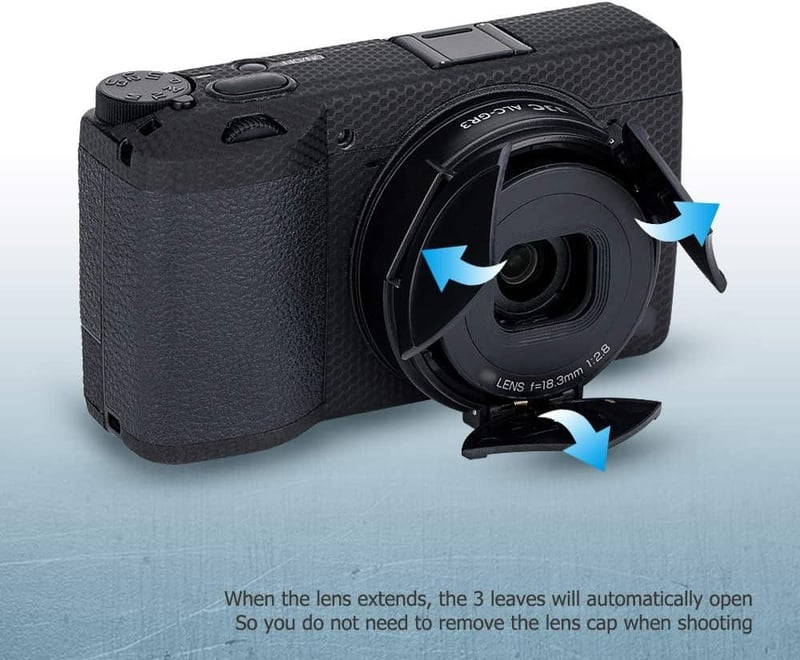 Ricoh GR III kamerához való objektívsapka - Bontott