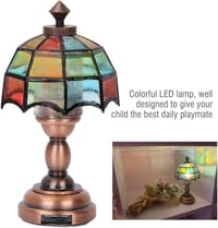 Újracsomagolt Mini LED Lámpa Babaházhoz - Színes Bútor Díszítés 1/12 Méretben 3