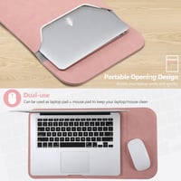 MacBook Pro 14" és Surface Laptop 5 védőtok - HYZUO rózsaszín laptop táska 13-14" készülékekhez 5