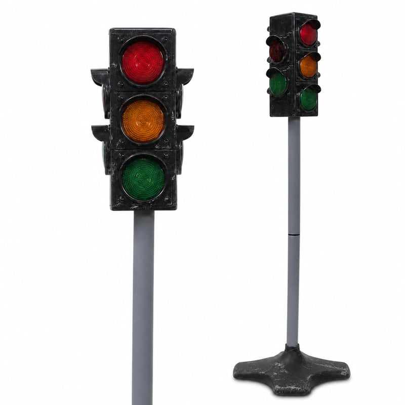 Jamara Traffic Light Grand semafor igračka sa svjetlosnim efektima, automatskim i ručnim načinom rada, stanje outleta
