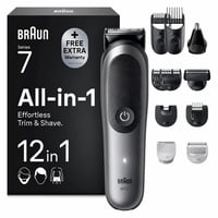 Braun Multigroom All-in-One Series 7 AIO7545 12-u-1 trimer set, siva, bez punjača, rabljeno (stanje: vidi 2. sliku) 1