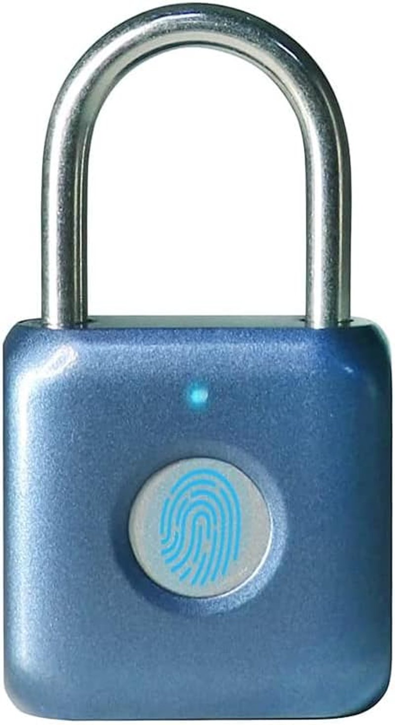 eLinkSmart Kék Ujjlenyomat-Zár: Biometrikus Lakat Öltözőszekrényhez, Bőröndre