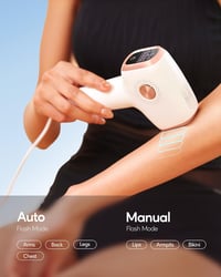 INNZA IPL Szőrtelenítő Készülék Hűtő Funkcióval - 999.999 Fényimpulzus, 9 Energiaszint, Fájdalommentes Lézeres Szőrtelenítés Arcra, Bikinivo 5