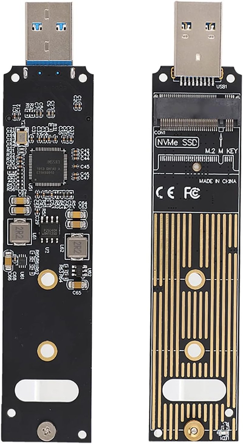M.2 NVME SSD USB 3.1 Adapter - Gyors SSD Átalakító Kártya PCIe Kompatibilis