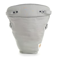 Ergobaby Újszülött Betét Original Collection - Szürke Pamut Babahordozó Kiegészítő 3,2-5,5 kg Babáknak, Géppel Mosható 4