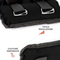 FFitness Závažie na zápästie a členky 2 x 3 kg s nastaviteľným popruhom, čierne, na posilňovanie a bojové umenia 3