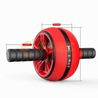 Rolă pentru abdomen FFitness FIT - Roată mare antiderapantă pentru antrenamentul abdomenului, brațelor, umerilor și spatelui - Exerciții fitness acasă pentru începători și avansați 5