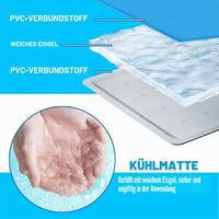 FFTT Pro chladiaca gélová podložka na matrac 170x70 cm - Magic Cooling Mat chladiaca podložka do postele 100% bezpečná a čistá 3