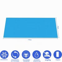 FFTT Pro chladiaca gélová podložka na matrac 170x70 cm - Magic Cooling Mat chladiaca podložka do postele 100% bezpečná a čistá 2