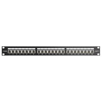 FGB CAT 7 24 portos patch panel 19" rack szerverhez RJ45 árnyékolt hálózati 6