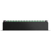 FGB CAT 7 24 portos patch panel 19" rack szerverhez RJ45 árnyékolt hálózati 5