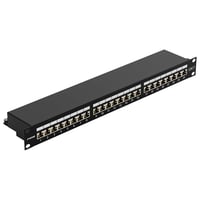 FGB CAT 7 24 portos patch panel 19" rack szerverhez RJ45 árnyékolt hálózati 1
