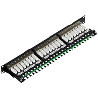 FGB CAT 7 24 portos patch panel 19" rack szerverhez RJ45 árnyékolt hálózati 3